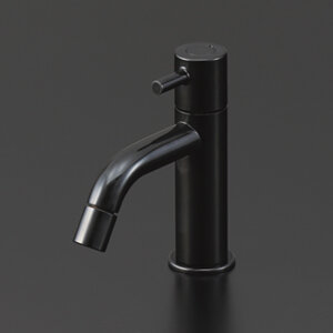 立水栓（単水栓）　黒クロムめっき
