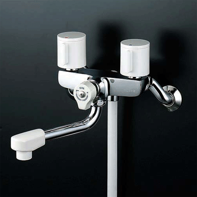 一時止水付2ハンドルシャワー：KF100G3｜浴室用水栓：壁付2ハンドル