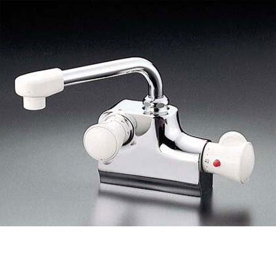デッキ形サーモスタット式シャワー混合栓：KM113G｜浴室用水栓：デッキ