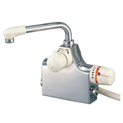 サーモスタット式シャワー混合栓：MS6115-#9｜浴室用水栓：デッキ形