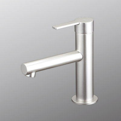 シングル混合栓　チタニウムシルバー