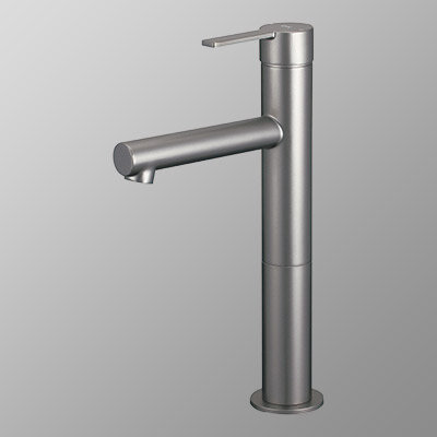 シングル混合栓 ロングボディ サテンゴールド